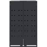  Spremište za 5 kante za otpad antracit 345x79x117 cm čelično | shoptok.hr
