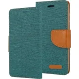 futrola za mobitel Samsung J7 2017, tamno zelena, Canvas Case Galaxy J7 dark green