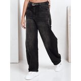 DStreet Jeansy damskie balloon fit czarne | shoptok.hr