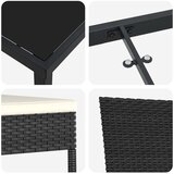  Vrtni set za objed 9 kom. Crna Čelik s prahom premazan | shoptok.hr