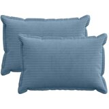  Presvlaka za jastuk 2 kom. HOUTEN Plava 30 x 50 cm Kord - Plava 30 x 50 cm 2 | shoptok.hr
