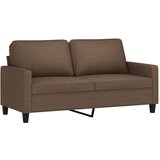  2-dijelni set sofa s jastucima smeđi od tkanine | shoptok.hr