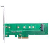 E-green PCI Express M.2 (NGFF/SSD) na PCI Express SATA 4 x 3.0 Adapter | ePonuda.com