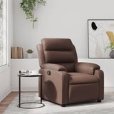 Maison Chic Naslanjač - Relax naslanjač rjavo umetno usnje, (22061310) | Shoptok.si