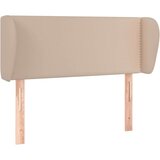  Uzglavlje s ušima boja cappuccina 93x23x78/88 cm umjetna koža | shoptok.hr