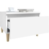  Stranska mizica 2 kosa bela 50x46x35 cm inženirski les, (20712695) | Shoptok.si
