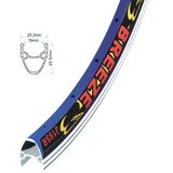 Winner Bike OBRUC 26X1.75 ALU DUPLI PLAVI | Eponuda.com