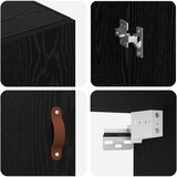  Ormar za Zid Crni hrast 69,5 x 34 x 90 cm Konstruirano drvo | shoptok.hr