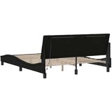  Okvir za krevet bez madraca Hanko crni 160x200 cm od tkanine | shoptok.hr