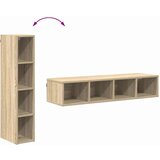 vidaXL Viseča omarica s polico Riga Sonoma hrast 20 x 29,5 x 100 cm | Shoptok.si