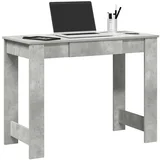  Radni stol boja betona 100x45x75 cm od konstruiranog drva