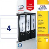 Avery Zweckform Etikete za široke registratorje 192 x 61 mm 1/10 Cene