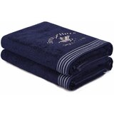 405 - Tamnoplavi set peškira za kupanje (2 komada) Cene