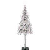 vidaXL Božićno drvce s 300 LED svjetlima Bijelo 210 cm PE i čelik | shoptok.hr