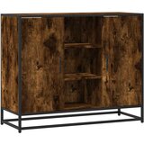 Maison Chic Komoda - Predalnik dimljeni hrast 92x35x76 cm konstruiran les, (21718366) Cene