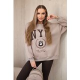 Kesi Cotton set insulated sweatshirt + leggings light beige | shoptok.hr