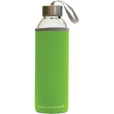  Za vodu staklena Stream Color 500ml zelena/ sivi rub, mutno staklo | shoptok.hr