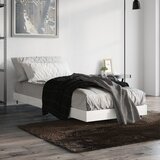  Okvir za krevet visoki sjaj bijeli 75x190 cm konstruirano drvo | shoptok.hr