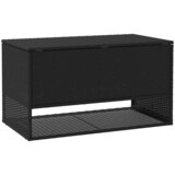  Vanjska kutija za jastuke crna 100x55x55,5 cm od poliratana | shoptok.hr