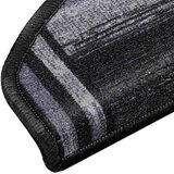  Otirači za stepenice samoljepljivi 5 kom 65x21x4 cm crno-sivi | shoptok.hr