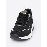 Shelvt Black women's wedge sneakers | ePonuda.com