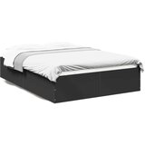  Okvir kreveta crni 120 x 200 cm od konstruiranog drva | shoptok.hr