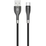 Sleek cable USB - USB-C 1,0 m 3A black