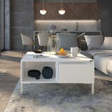 Hanah home Shp-660-Dd-1 diamond white coffee table | ePonuda.com
