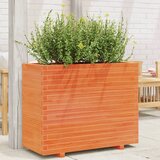 Maison Chic Vrtno cvetlično korito - Cvetlični Lonec voščeno rjavo 90x40x72 cm trdna borovina, (21789273) | Shoptok.si
