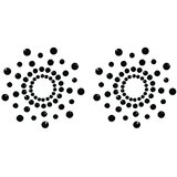 SuperLove Diamonds Nipple Covers Black | Shoptok.si