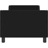  Otroški posteljni okvir z vznožjem Črna 80 x 160 cm Žamet, (5000104808) | Shoptok.si
