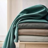 Douceur d intérieur Antracitno siva izolacijska zavesa iz rebrastega žameta 140x260 cm Madison – | Shoptok.si