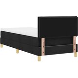  s opruga kutije s jastukom Crna 90 x 190 cm tkanina | shoptok.hr