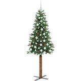  Mršavo božićno drvce Zelena 180 cm PVC i čvrsto drvo bora | shoptok.hr