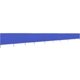  Vjetrobran s 9 panela od tkanine 1200 x 160 cm azurno plavi | shoptok.hr