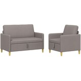  Set sofe s pohranom 2 pcs Sivosmeđa Poliester | Eponuda.com