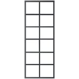 Klizna vrata s priborom ESG staklo i aluminij 76 x 205 cm | shoptok.hr