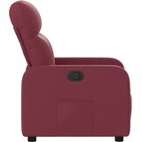  Naslonjač od tkanine crvena boja vina | shoptok.hr