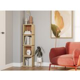 Marckeric Ciglasta/u prirodnoj boji biblioteka u dekoru hrasta 32x133 cm Lofty – | shoptok.hr