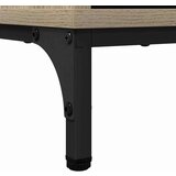 vidaXL Strani šal sonoma hrast 89.5 x 33 x 82 cm Konstruiran les | Shoptok.si