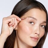 Tweezerman Mini Slant Studio Collection pinceta s kosim vrhom mini s putnom torbicom Rose Gold 2 kom | shoptok.hr