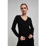 Moodo Sweater decorated with metallic thread Cene