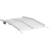  Ramp za invalidska kolica Srebrno 122 x 73 5 x 11 cm Aluminij | shoptok.hr