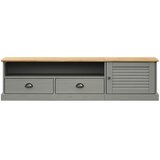 TV ormarić VIGO sivi 156 x 40 x 40 cm od masivne borovine | Eponuda.com