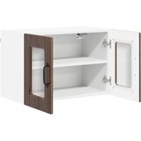  Zidni stakleni ormarić Smeđi hrast 60 x 31 x 40 cm | shoptok.hr