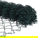 vidaXL Ograda s lančanim vezom Zelena 1.5x10 m Čelik | shoptok.hr