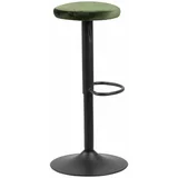 Actona Barski stol z zelenim oblazinjenjem Finch