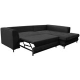 Livetastic KOTNA SEDEŽNA GARNITURA, velur črna | Shoptok.si
