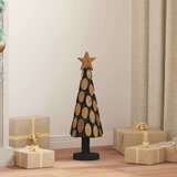 vidaXL Božićno drvce s stalakom Smeđa 60 cm Masivna tikovina | shoptok.hr