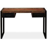 Maison Chic Pisalna miza - pisarniška miza - Računalniška miza z 2 predaloma trden predelan les 120x50x76 cm, (21785405) Cene